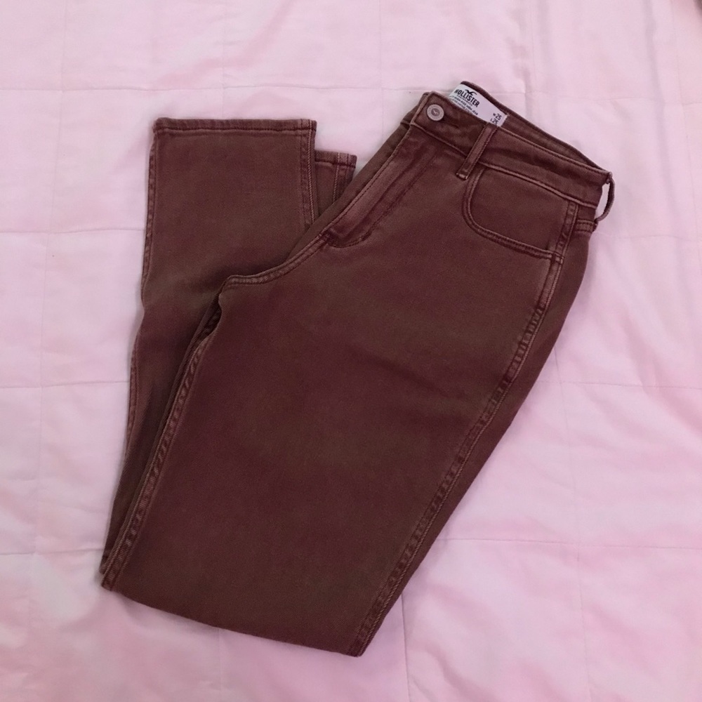 brown mom jeans